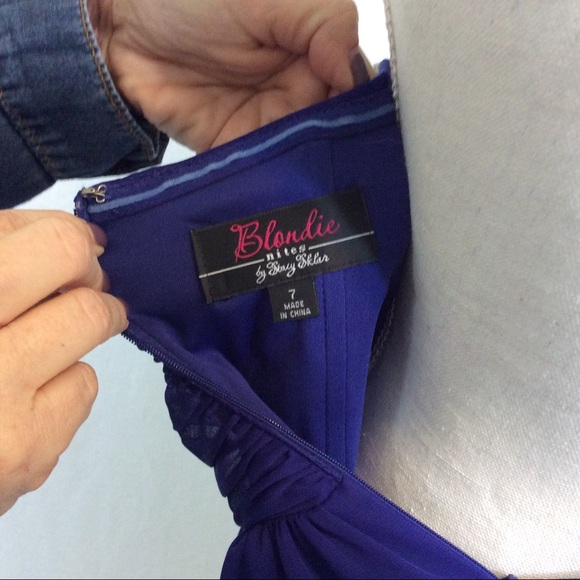 Strapless Dress Short Chiffon Dress - Picture 7 of 7